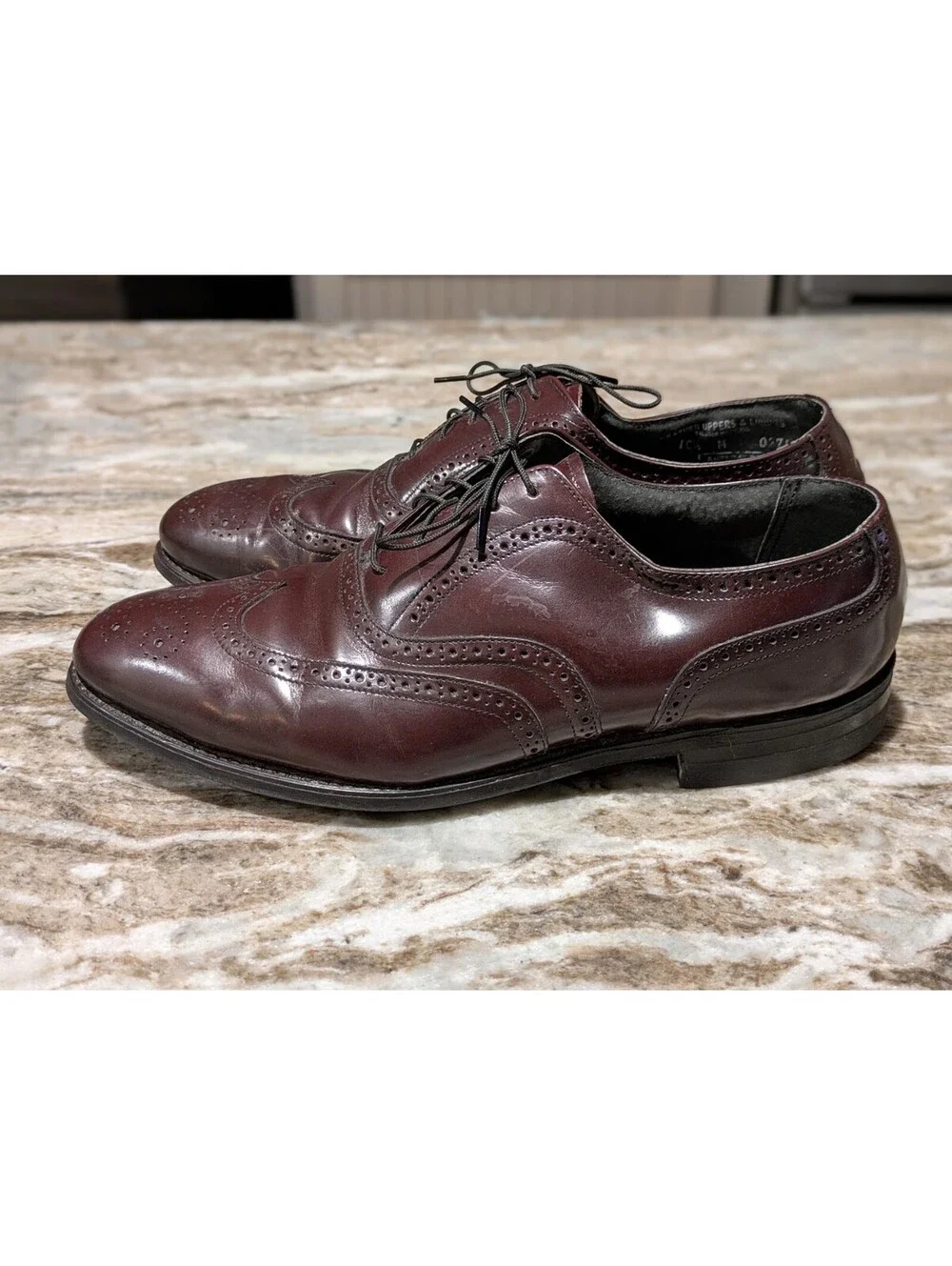 Vintage Oxfords Oxblood Goodyear Heel 10.5M
